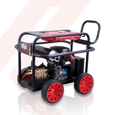 Kuhong 27HP 7600psi Hidrolavadora de aplicación industrial Lavadora a presión con motor de gasolina